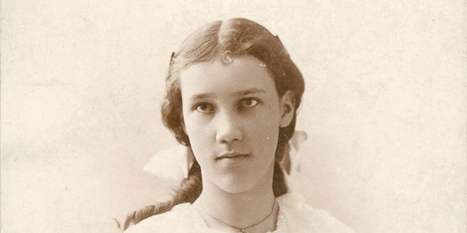 Photograph of young Hazle Buck