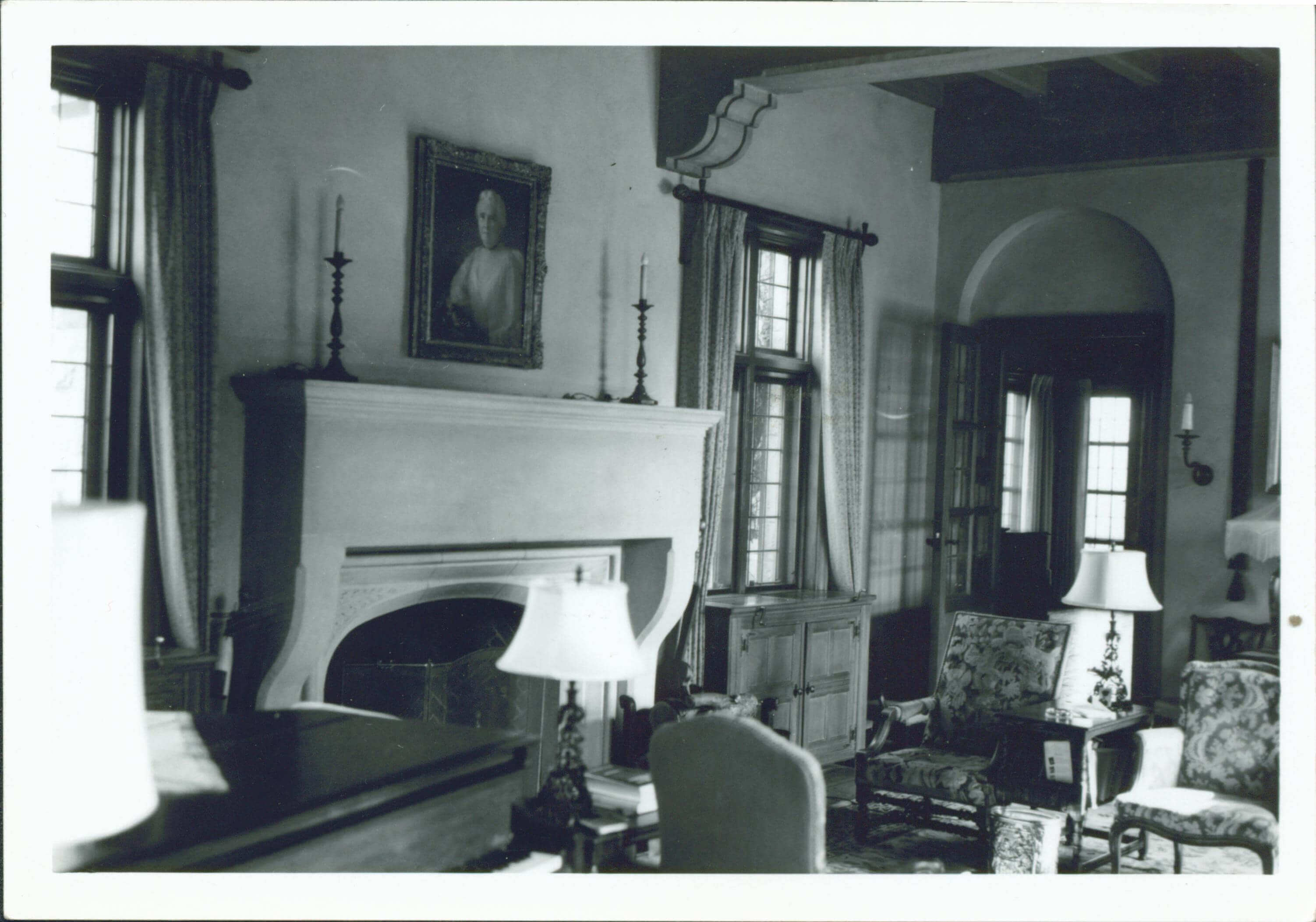 Inside of the Ewing Manor.