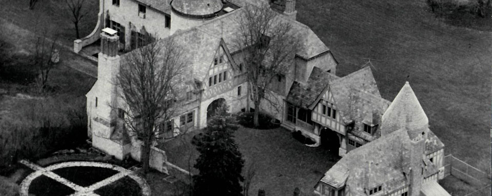 Aerial-view of Sunset Hill in 1937.