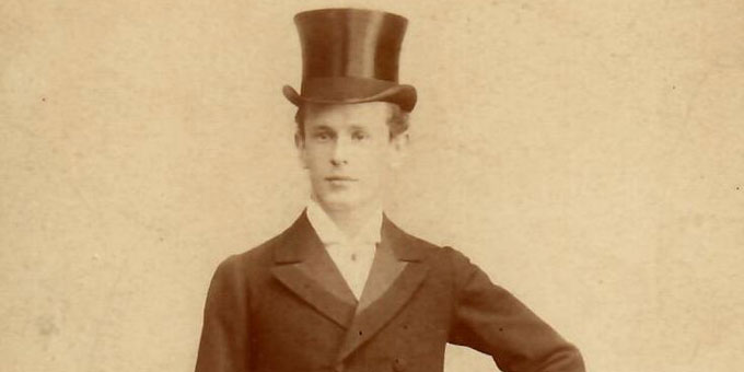 Photo of Davis Ewing in the 1890s.